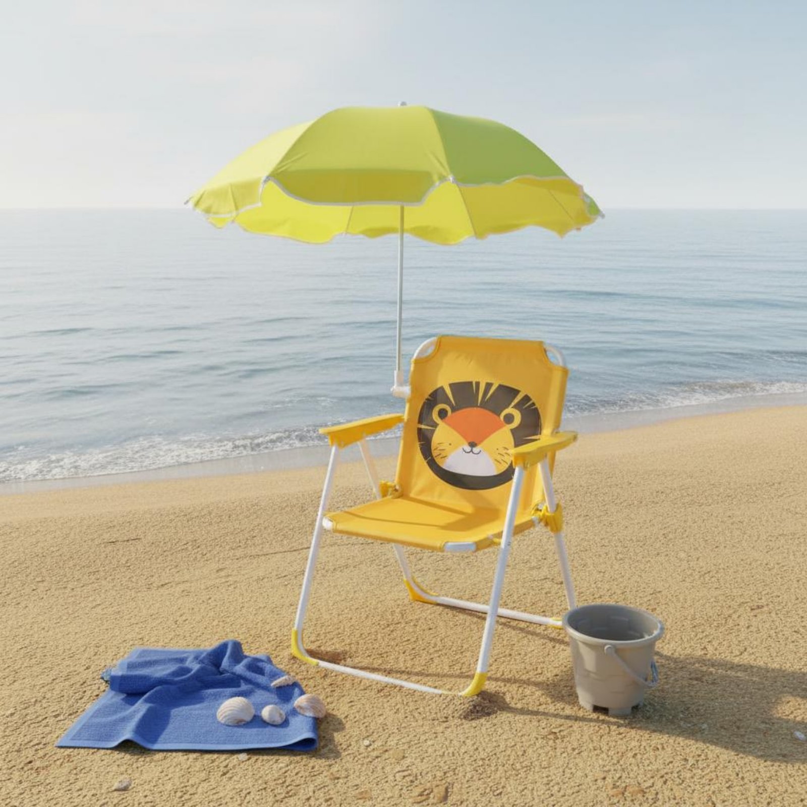 Kursi Portabel Anak dengan Pen - Kids Outdoor Umbrella Chair ulasan dan harga