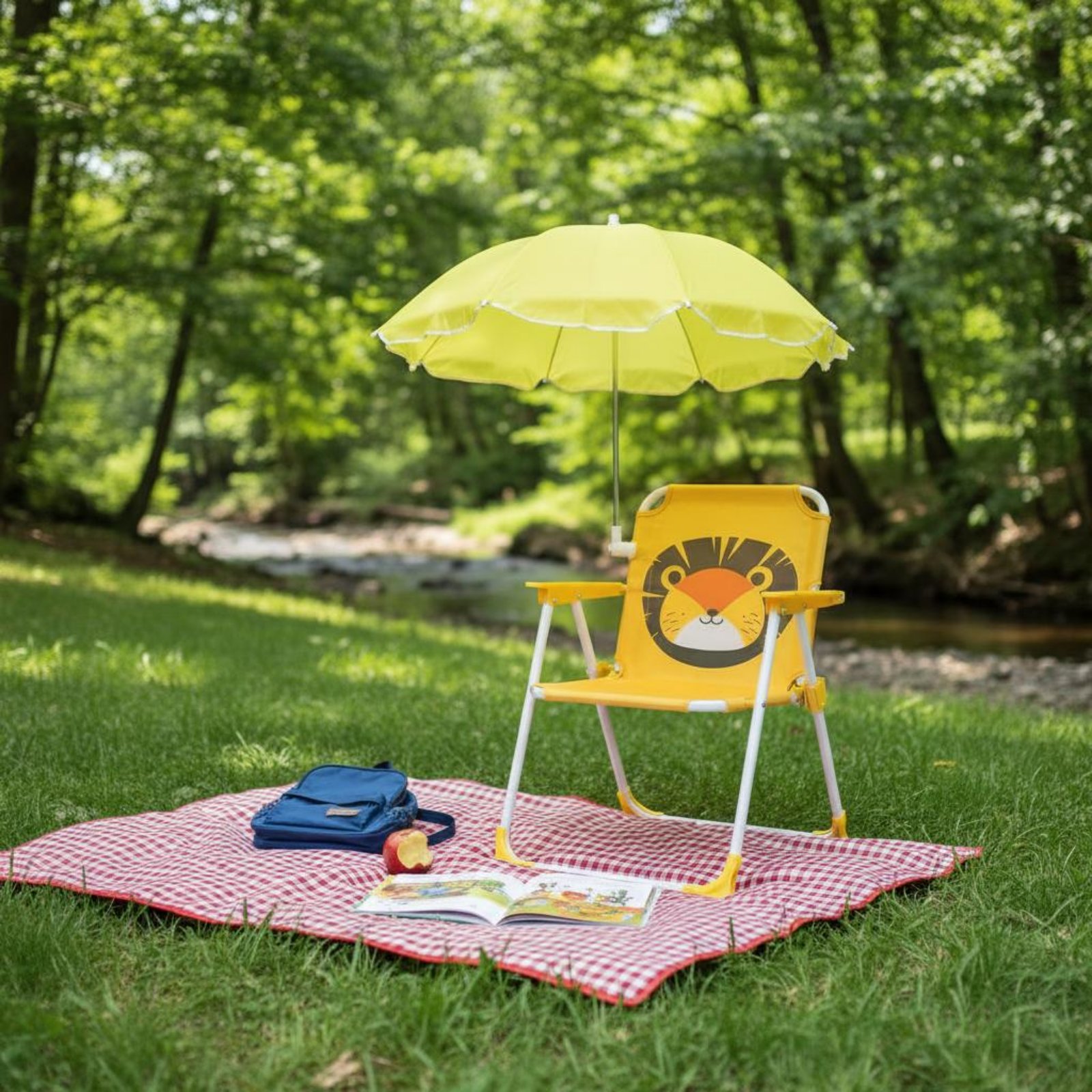 Kursi Portabel Anak dengan Pel - Kids Outdoor Umbrella Chair ulasan dan harga